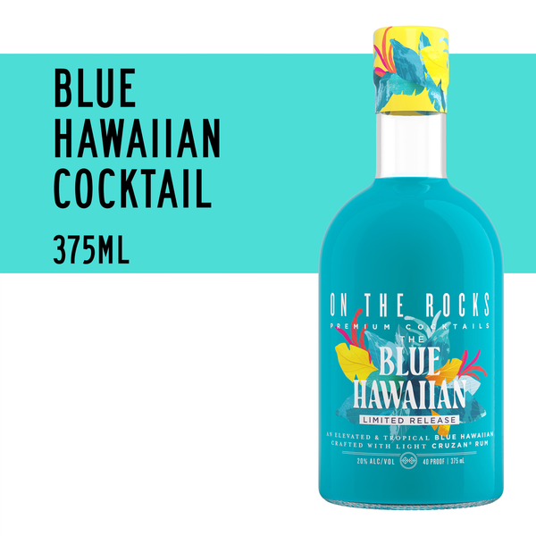 On the Rocks Cruzan Blue Hawaiian RTD Cocktail hero