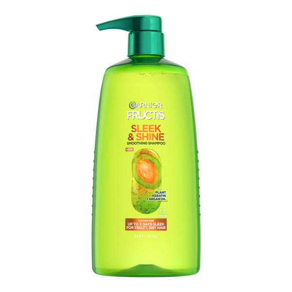 Hair Care Garnier Sleek & Shine Shampoo, Frizzy, Dry, Unmanageable Hair hero