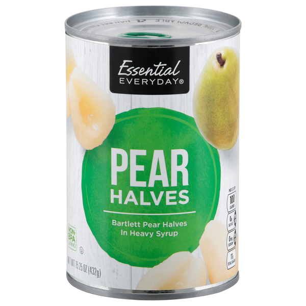 Canned Fruit & Applesauce Essential Everyday Pear, Halves hero