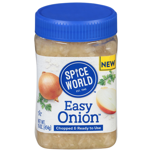 Fresh Herbs Spice World Easy Onion, Chopped hero