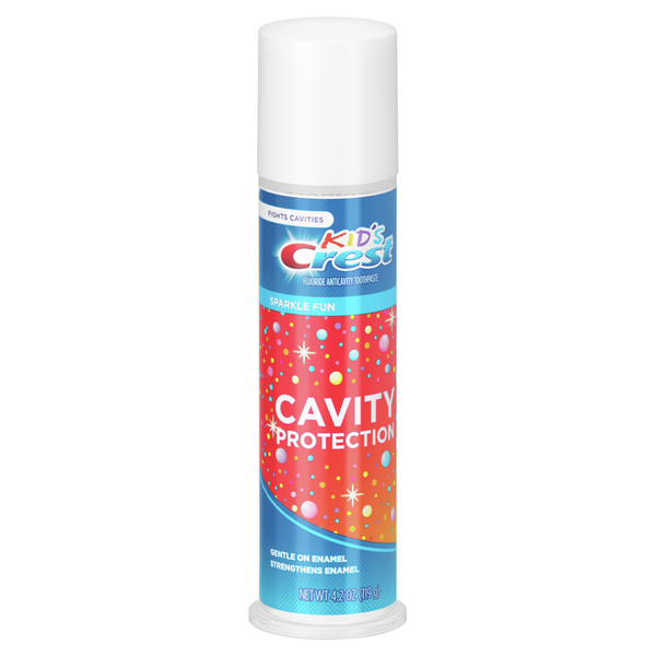 Oral Hygiene Crest Kid's Cavity Protection Sparkle Fun Flavor Toothpaste hero