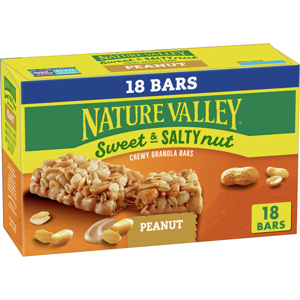 Energy & Granola Bars Nature Valley Peanut Sweet and Salty Nut Chewy Granola Bars hero