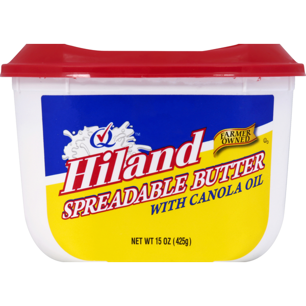 Butter Hiland Dairy Butter, Spreadable, with Canola Oil hero