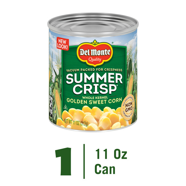 Canned & Jarred Vegetables Del Monte Golden Sweet Corn, Whole Kernel hero