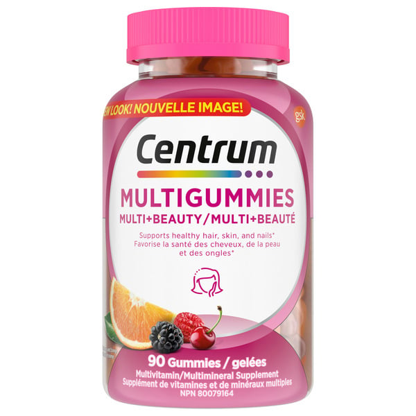 Vitamins & Supplements Centrum Multigummies Multivitamin Supplement, Cherry, Berry & Orange hero