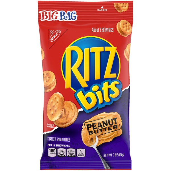 Pantry Ritz Peanut Butter Cracker Sandwiches - Big Bag hero