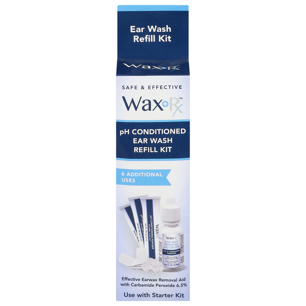 Eye & Ear Care WaxRx Ear Wash Refill Kit, pH Conditioned hero