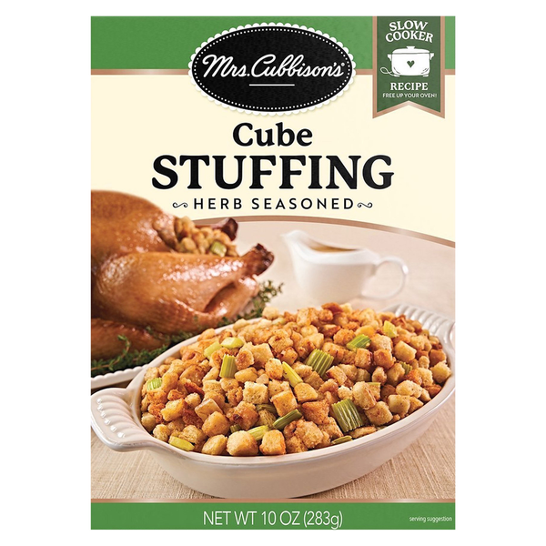 Instant Foods Mrs. Cubbison's Stuffing, Cube, Herb Seasoned hero