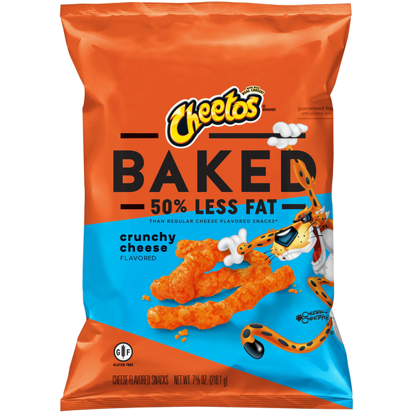 Chips & Pretzels Cheetos Baked Crunchy Cheese Flavored Snacks hero