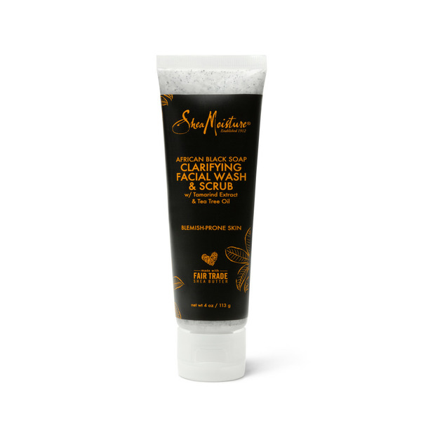 Facial Care SheaMoisture Facial Wash And Scrub African Black Soap hero