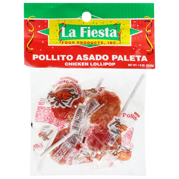 Candy & Chocolate La Fiesta Chicken Lollipop hero