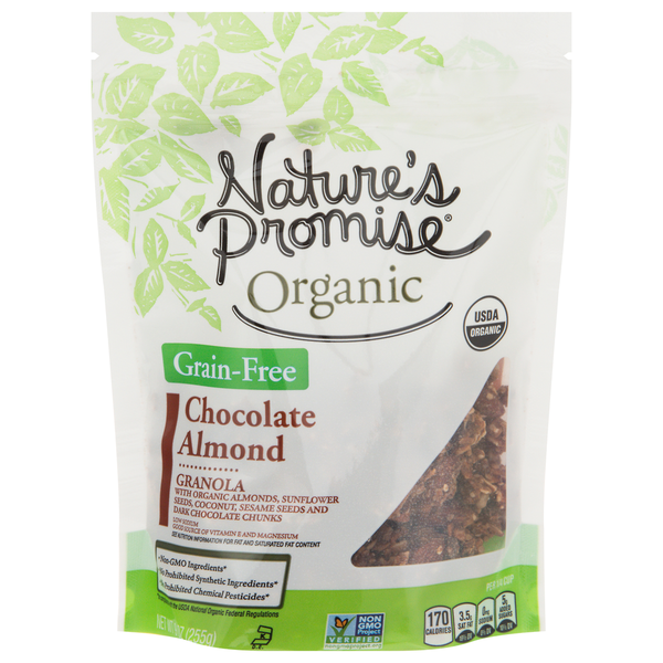 Cereal Nature's Promise Organic Chocolate Almond Granola hero