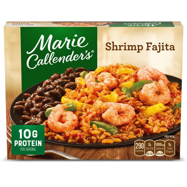 Marie Callender's Shrimp Fajita Frozen Meal hero