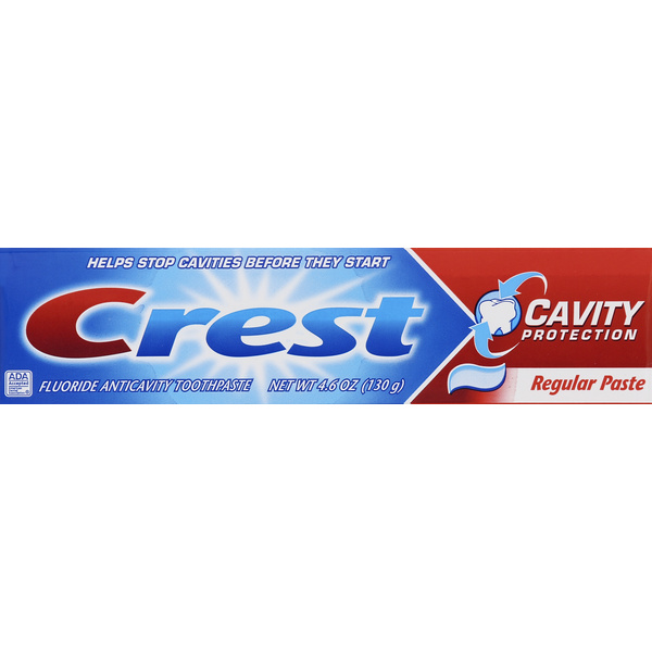 Oral Hygiene Crest Cavity Protection Regular Toothpaste hero