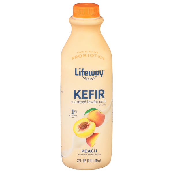 Yogurt/Kefir Lifeway Kefir, Peach hero