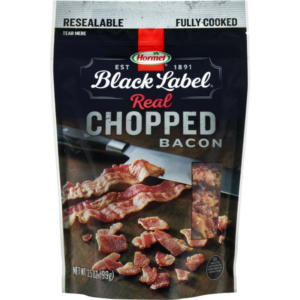 Hot Dogs, Bacon & Sausage Hormel Chopped Bacon hero