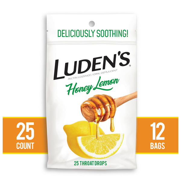 Cold, Flu & Allergy Luden's Soothing Throat Drops  Honey Lemon hero