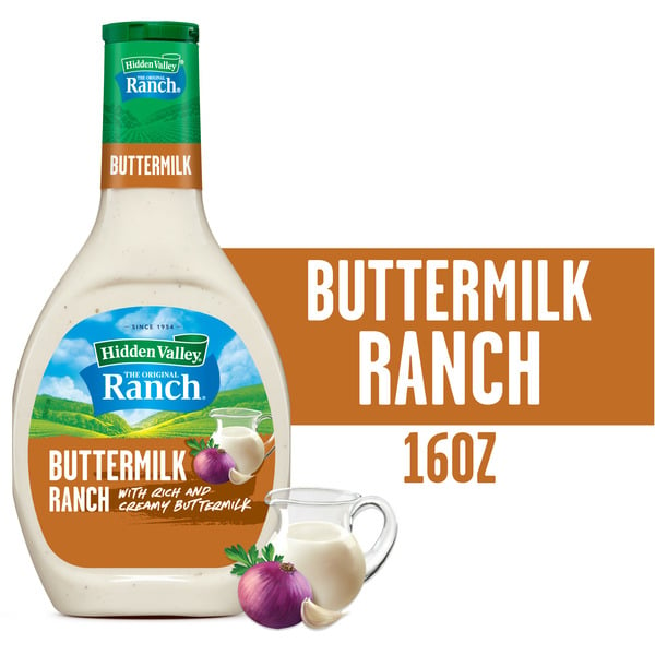 Salad Dressing & Toppings Hidden Valley Buttermilk Ranch Topping and Dressing hero