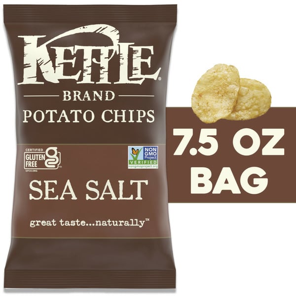 Kettle Chips Sea Salt Kettle Potato Chip hero