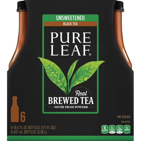 Tea Pure Leaf Unsweetened Black Iced Tea hero