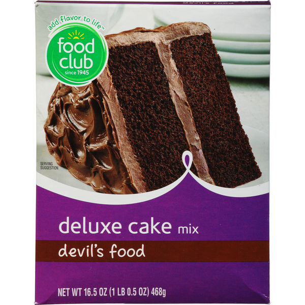 Doughs, Gelatins & Bake Mixes Food Club Cake Mix, Deluxe, Devil's Food hero