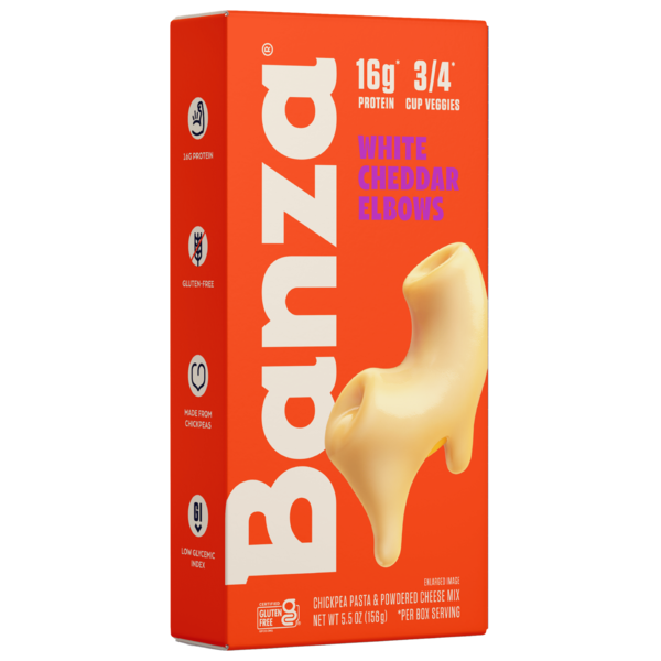 Instant Foods Banza White Cheddar Elbows Mac & Cheese - Gluten Free, High Protein hero