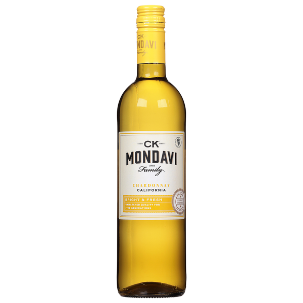 White Wines CK Mondavi and Family Chardonnay, California hero