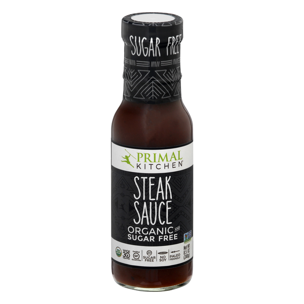 Condiments Primal Kitchen Steak Sauce, Organic and Sugar Free hero