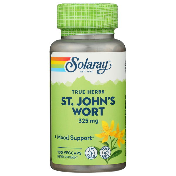 Supplement Combinations Solaray St. John's Wort Aerial hero