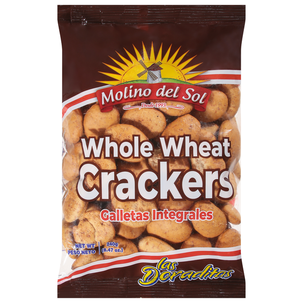 Crackers Molino del Sol Crackers, Whole Wheat hero