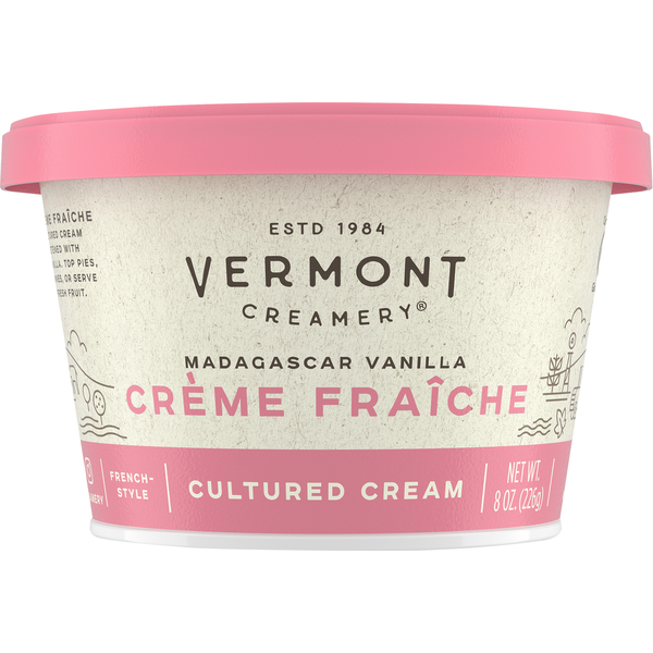 Other Creams & Cheeses Vermont Creamery Cultured Cream, Madagascar Vanilla, French-Style hero