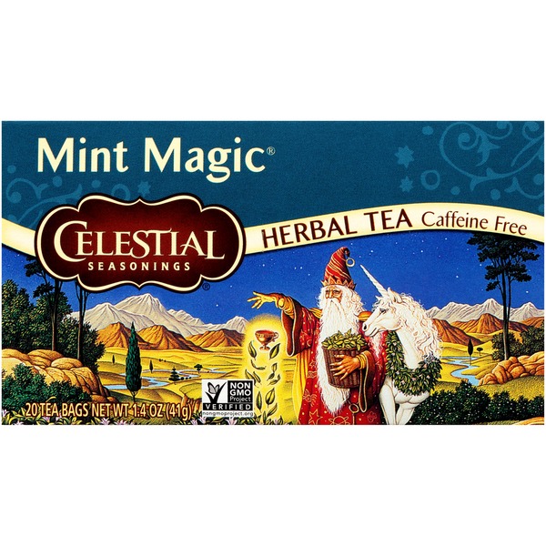 Tea Celestial Seasonings Herbal Tea Mint Magic Caffeine Free hero