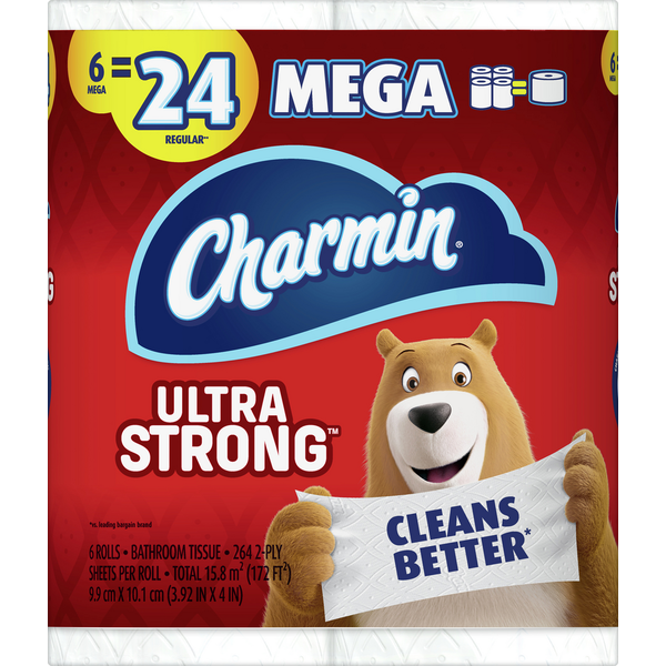 Paper Goods Charmin Bathroom Tissue, Ultra Strong, 2-Ply hero