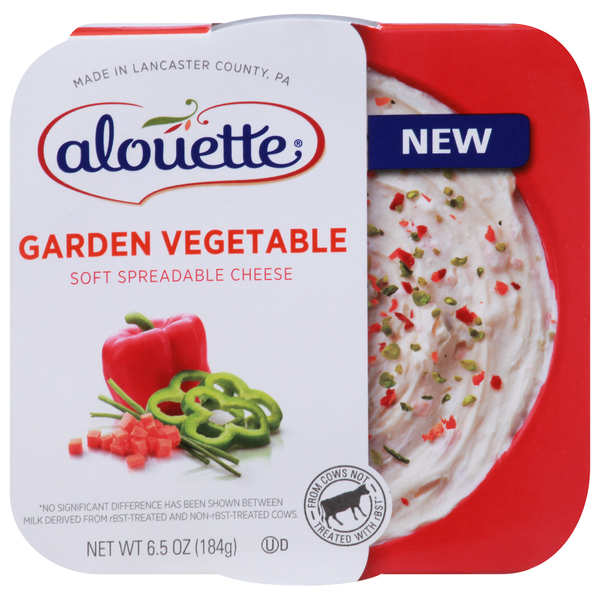 Specialty Cheeses Alouette Soft Spreadable Cheese, Garden Vegetable hero