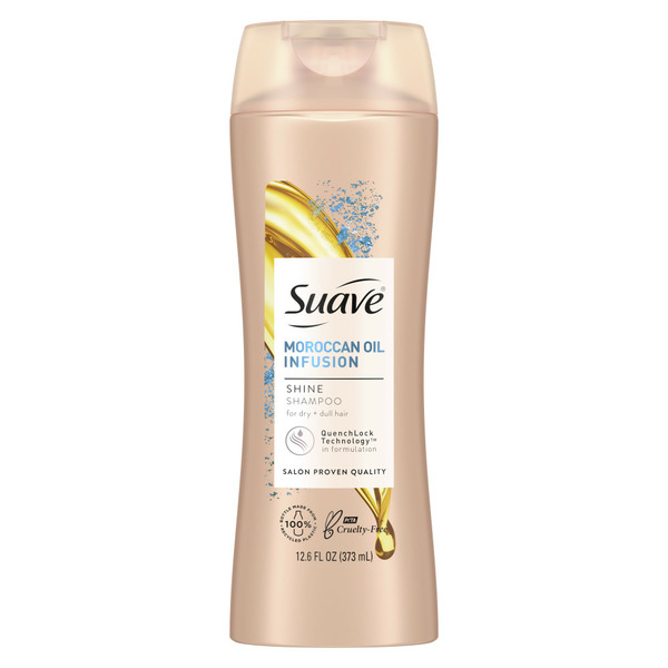 Hair Care Suave Shine Shampoo Moroccan Oil Infusion hero