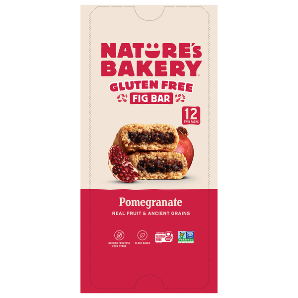 Cookies & Cakes Nature's Bakery Gluten Free Pomegranate Fig Bar hero