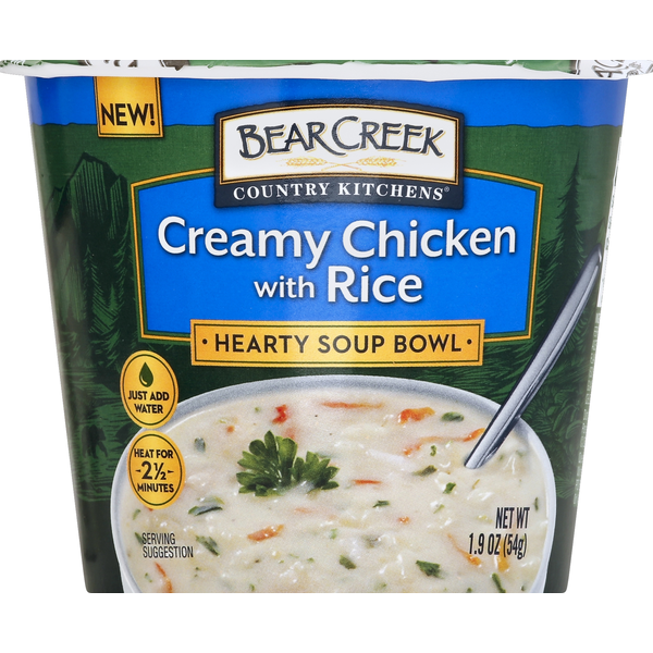 Frozen Meals Bear Creek Soup Bowl, Hearty, Creamy Chicken with Rice hero