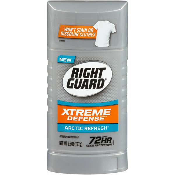 Deodorants Right Guard Xtreme Defense Antiperspirant Deodorant Invisible Solid Stick, Arctic Refresh hero