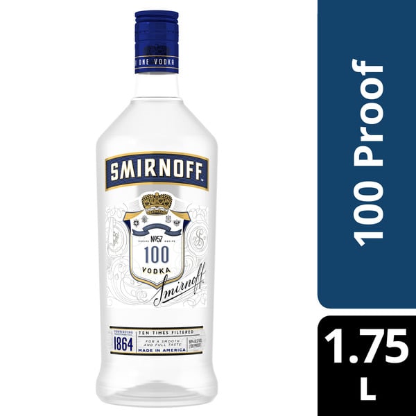 Vodka Smirnoff 100 Proof Vodka hero