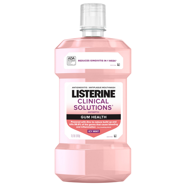 Listerine Mouthwash, Antiseptic, Gum Health, Icy Mint hero