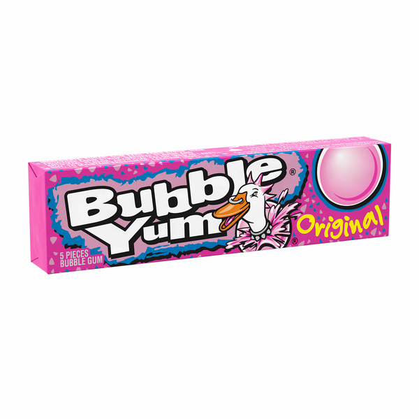 Mint & Gum BUBBLE YUM Original Flavor Bubble Gum hero