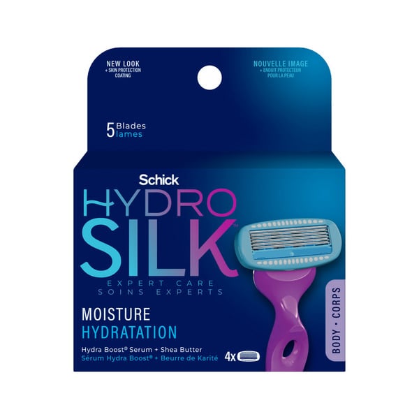 Shave Needs Schick Razor Cartridges, 5 Blades, Moisture Care hero