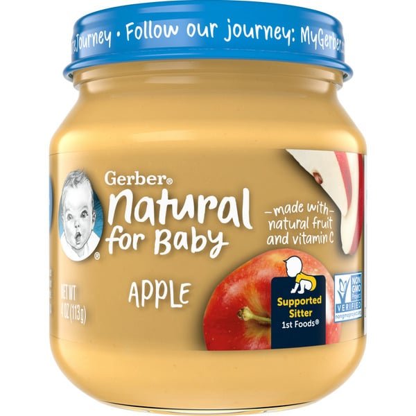 Baby Food & Formula Gerber Baby Food Apple Jar hero