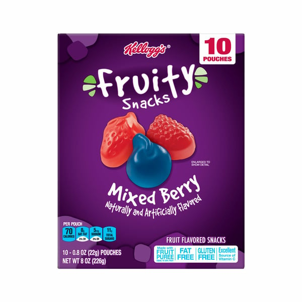 Fruit & Vegetable Snacks Kellogg's Mixed Berry hero