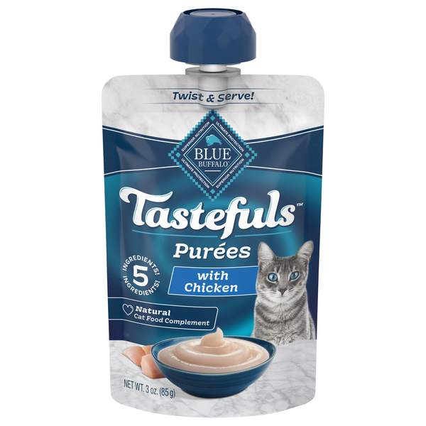 Cat Food Blue Buffalo Cat Food Complement, with Chicken, Natural, Purees hero