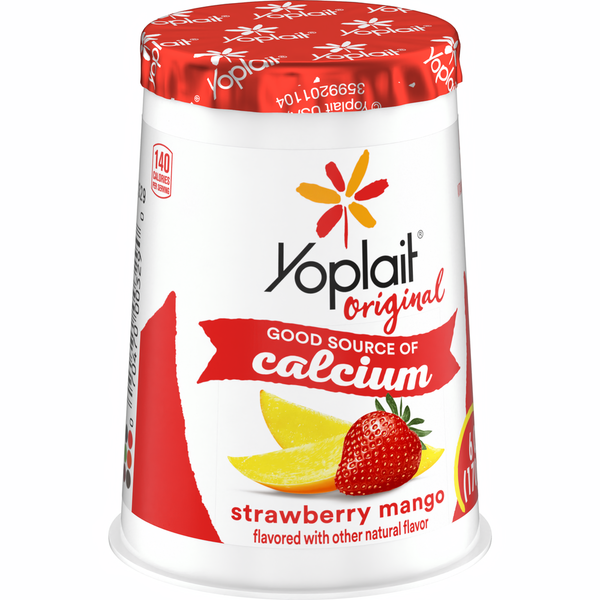 Yogurt/Kefir Yoplait Original Low Fat Strawberry Mango Yogurt Cup hero