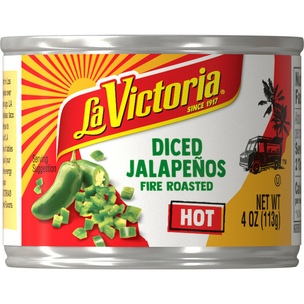 Latino Foods La Victoria Hot Diced Jalapenos hero