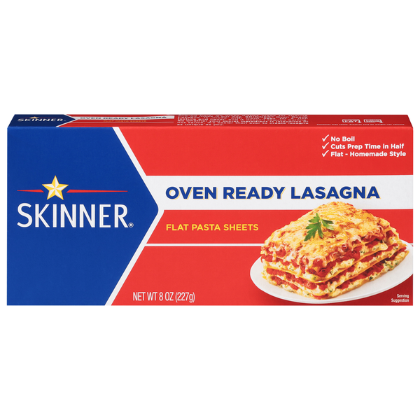 Dry Pasta Skinner Lasagna, Oven Ready hero