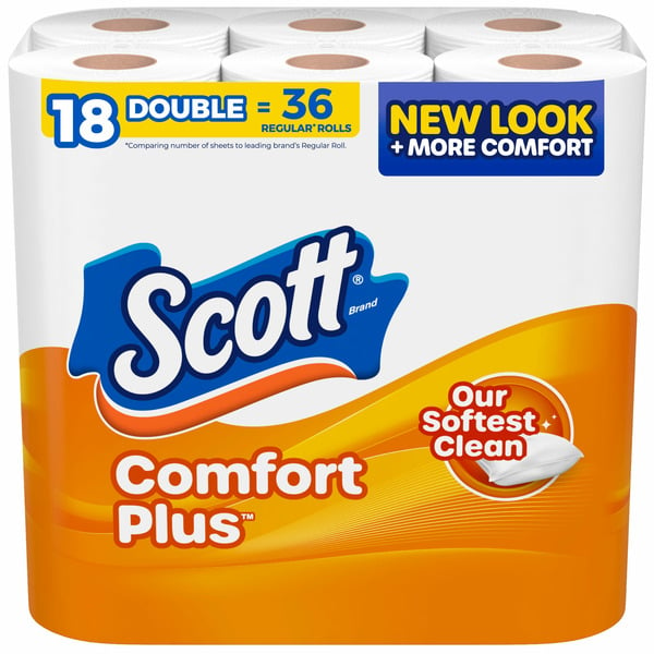 Toilet Paper Scott ComfortPlus Toilet Paper, 1-Ply hero