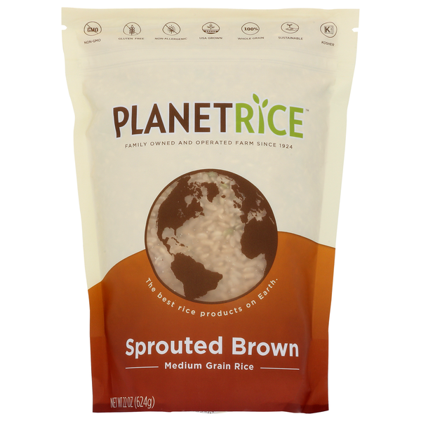 Bulk Grains, Rice & Dried Beans Planet Rice Sprouted Brown Rice hero